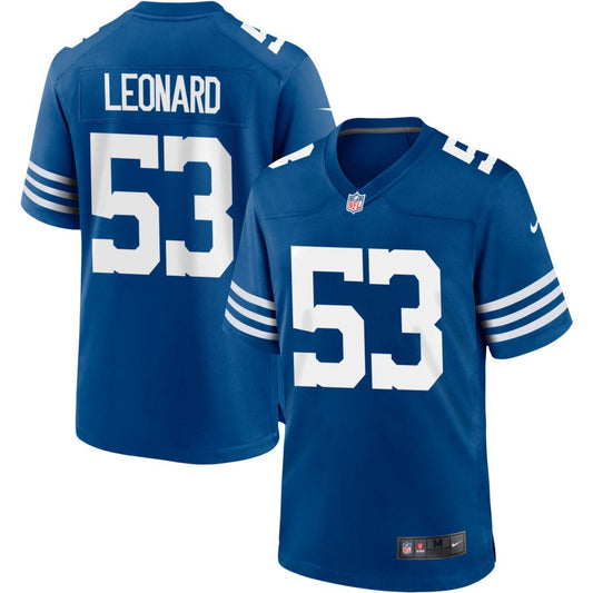 Shaquille Leonard Indianapolis Colts Nike Alternate Jersey - Royal