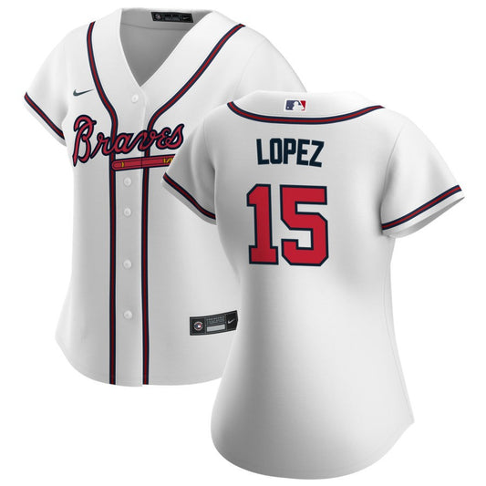 Nicky Lopez Atlanta Braves Nike Women's Home Replica Jersey - White