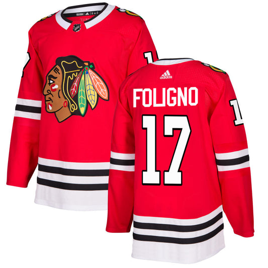 Nick Foligno Chicago Blackhawks adidas Authentic Jersey - Red