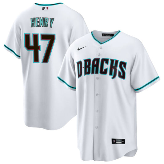 Tommy Henry Arizona Diamondbacks Nike Alternate Replica Jersey - White