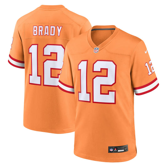 Tom Brady Tampa Bay Buccaneers Nike Throwback Game Jersey - Orange