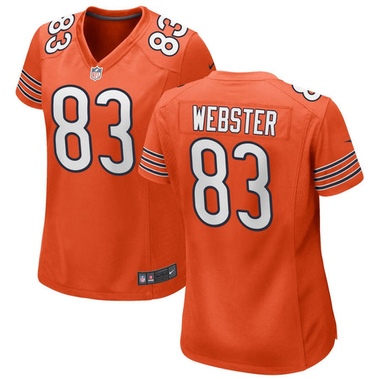 Nsimba Webster Chicago Bears Nike Women's Alternate Game Jersey - Orange