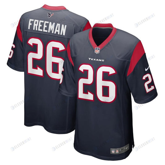 Royce Freeman Houston Texans Game Player Jersey - Navy