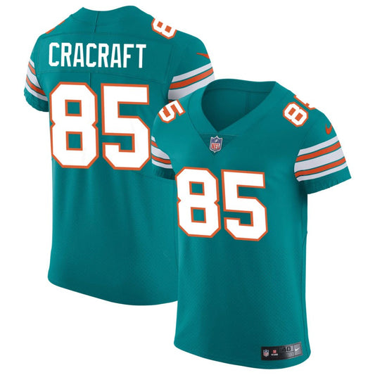 River Cracraft Miami Dolphins Nike Elite Vapor Untouchable Jersey - Aqua