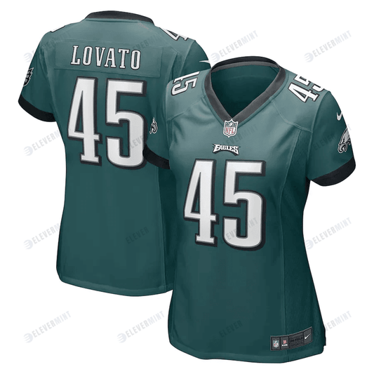 Rick Lovato 45 Philadelphia Eagles Women's Game Jersey - Midnight Green