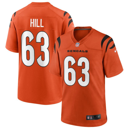 Trey Hill Cincinnati Bengals Nike Alternate Game Jersey - Orange