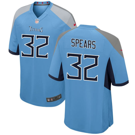 Tyjae Spears Tennessee Titans Nike Alternate Game Jersey - Light Blue