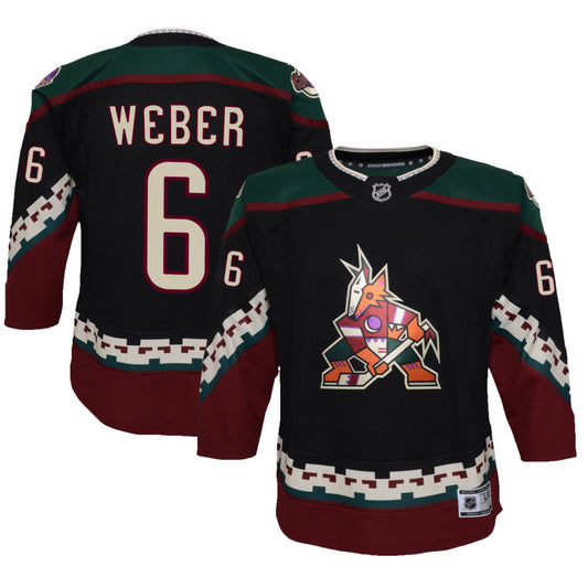 Shea Weber Arizona Coyotes Youth 2021/22 Home Premier Jersey - Black