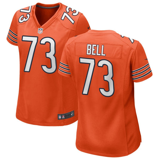 Travis Bell Chicago Bears Nike Women's Alternate Game Jersey - Orange