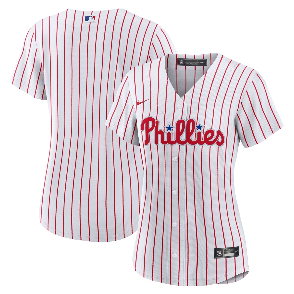 Women's  Nike Phillies Home Replica Team Jersey - White