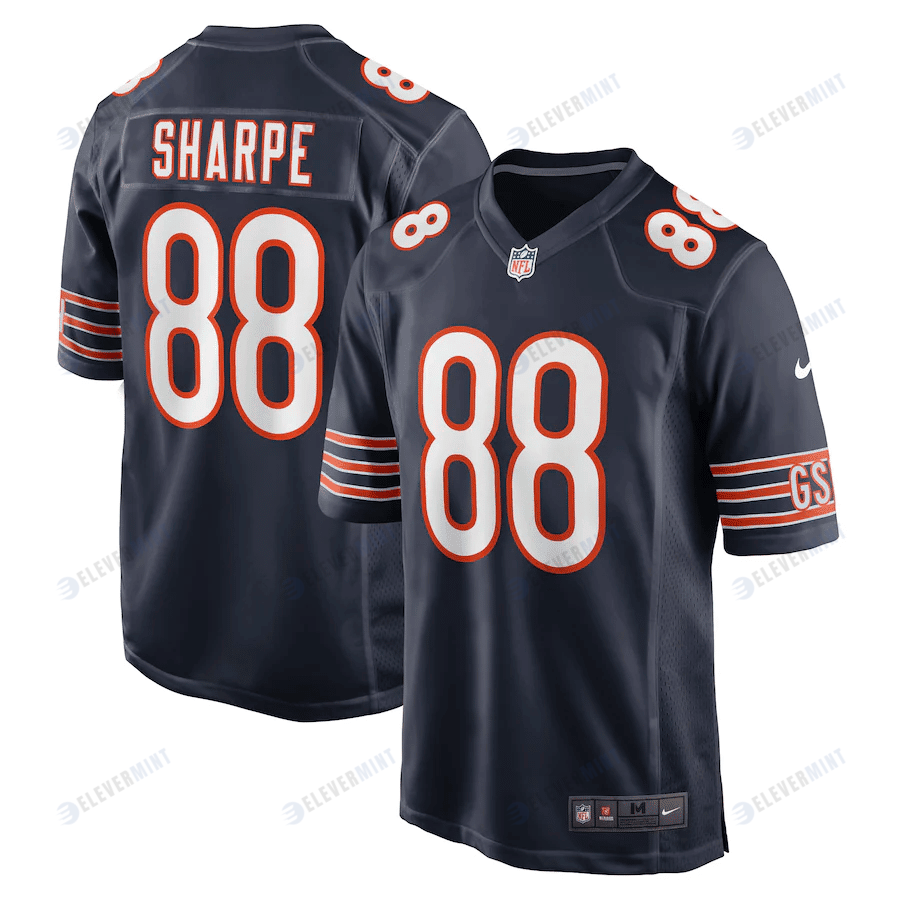 Tajae Sharpe Chicago Bears Game Player Jersey - Navy