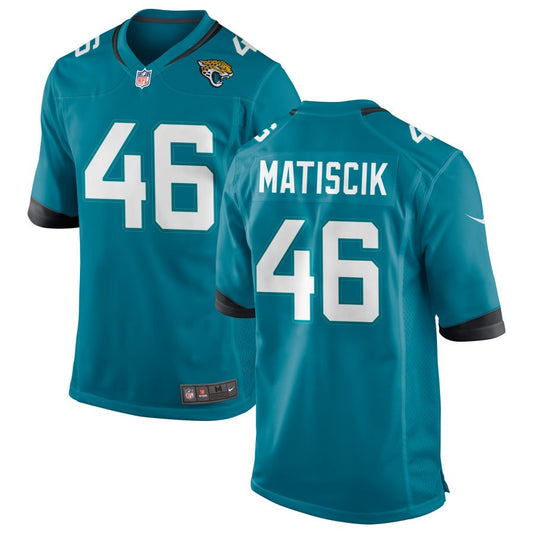 Ross Matiscik Jacksonville Jaguars Nike Alternate Game Jersey - Teal