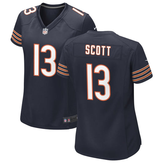 Tyler Scott Chicago Bears Nike Women's Game Jersey - Navy