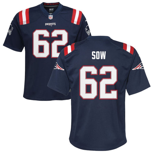 Sidy Sow New England Patriots Nike Youth Game Jersey - Navy