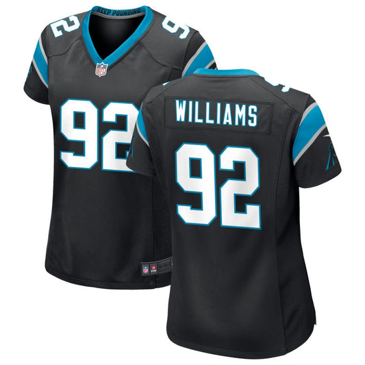 Raequan Williams Carolina Panthers Nike Women's Game Jersey - Black