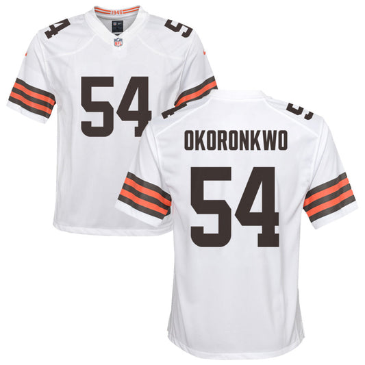 Ogbonnia Okoronkwo Nike Cleveland Browns Youth Game Jersey - White