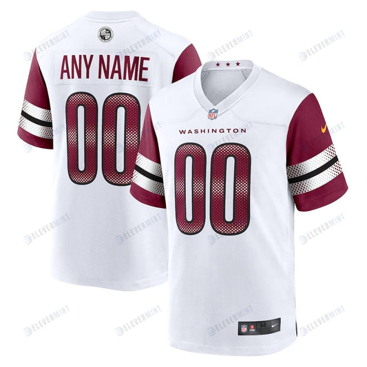 Washington Commanders Game Custom 00 Player Jersey - White