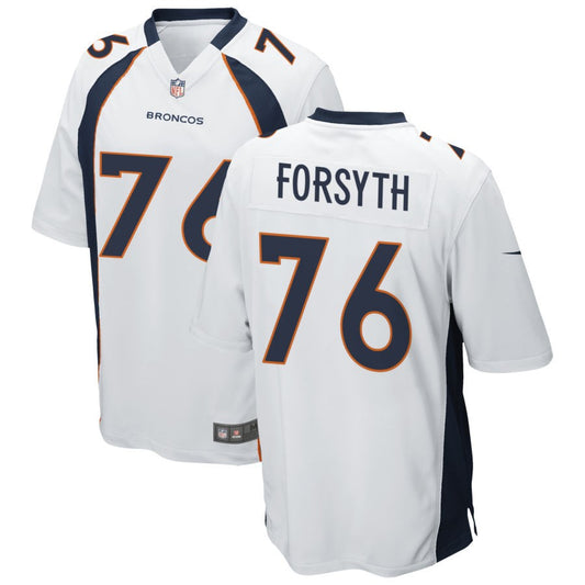 Alex Forsyth Denver Broncos Nike Game Jersey - White