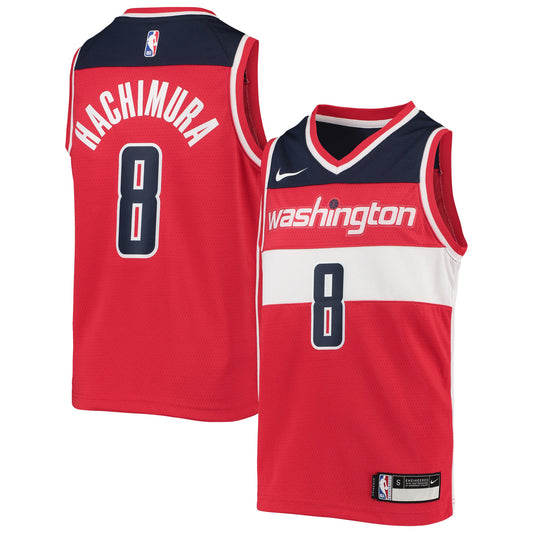 Rui Hachimura Washington Wizards Nike Youth Team Swingman Jersey - Red