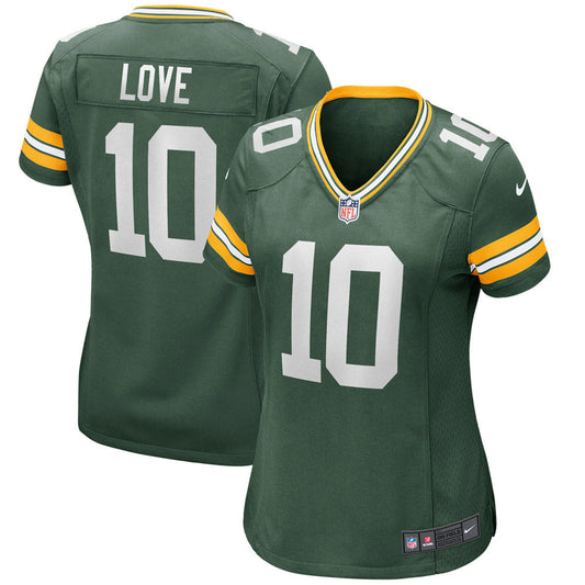 Women's Green Bay Packers Jordan Love Game Jersey Green