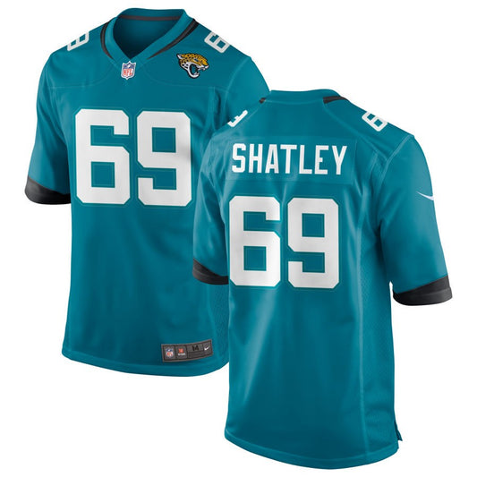 Tyler Shatley Jacksonville Jaguars Nike Alternate Game Jersey - Teal