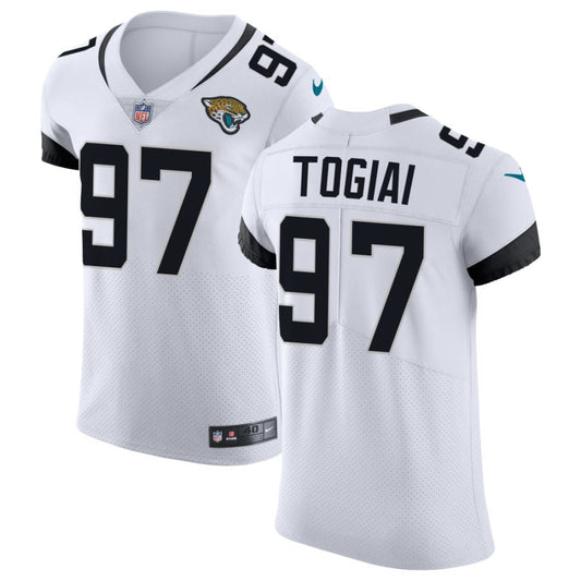 Tommy Togiai Jacksonville Jaguars Nike Vapor Untouchable Elite Jersey - White