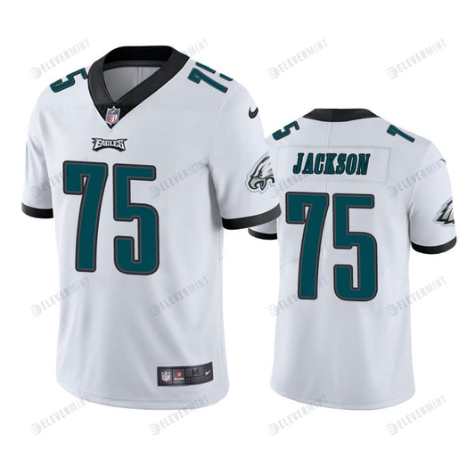 Tarron Jackson 75 Philadelphia Eagles White Vapor Limited Jersey