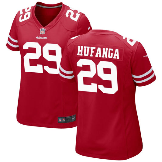 Talanoa Hufanga San Francisco 49ers Nike Women's Game Jersey - Scarlet