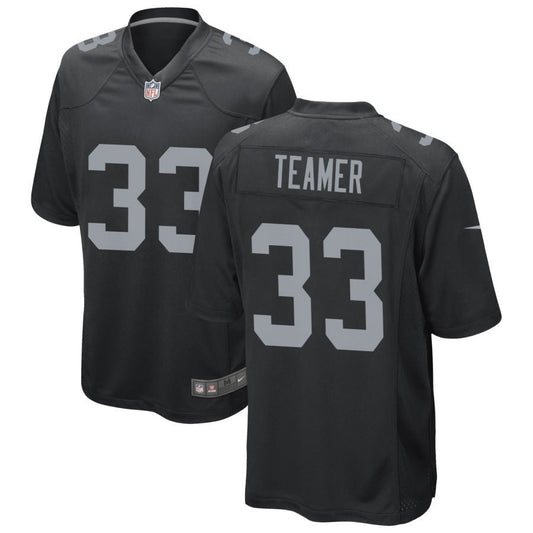 Roderic Teamer Las Vegas Raiders Nike Game Jersey - Black