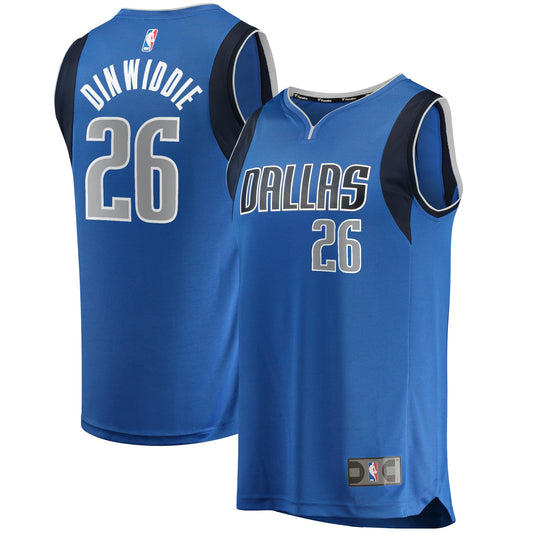 Spencer Dinwiddie Dallas Mavericks Fanatics Branded Fast Break Replica Jersey - Icon Edition - Royal