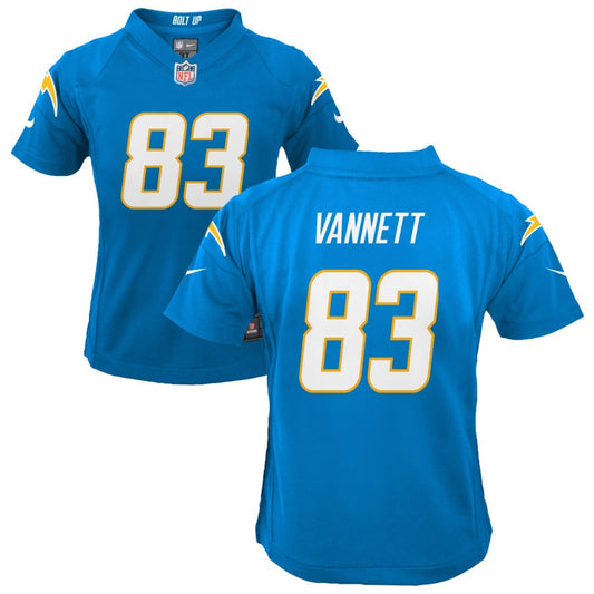 Nick Vannett Los Angeles Chargers Nike Youth Game Jersey - Powder Blue