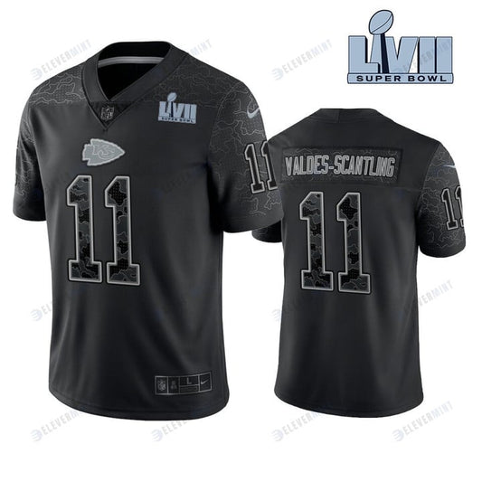 Valdes-Scantling 11 Kansas City Chiefs Super Bowl LVII Reflective Limited Jersey