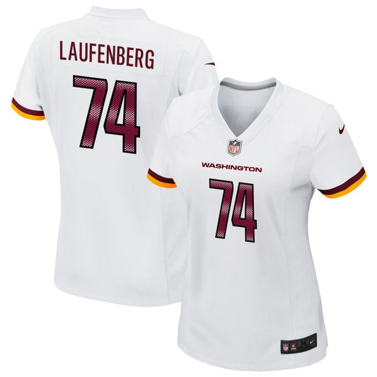 Nolan Laufenberg Washington Commanders Nike Women's Game Player Jersey - White