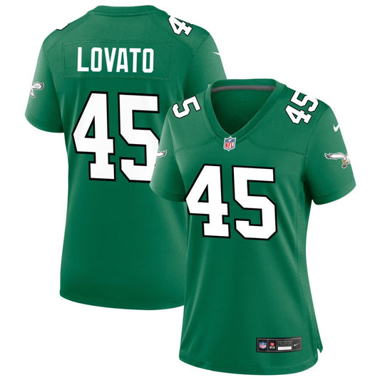 Rick Lovato Philadelphia Eagles Nike Women's Alternate Game Jersey - Kelly Green