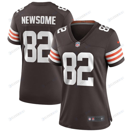 Ozzie Newsome 82 Cleveland Browns Women Game Retired Jersey - Brown