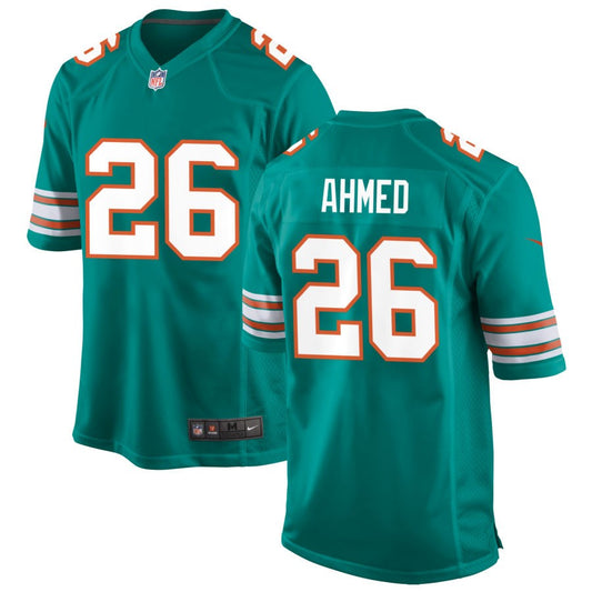 Salvon Ahmed Miami Dolphins Nike Alternate Game Jersey - Aqua