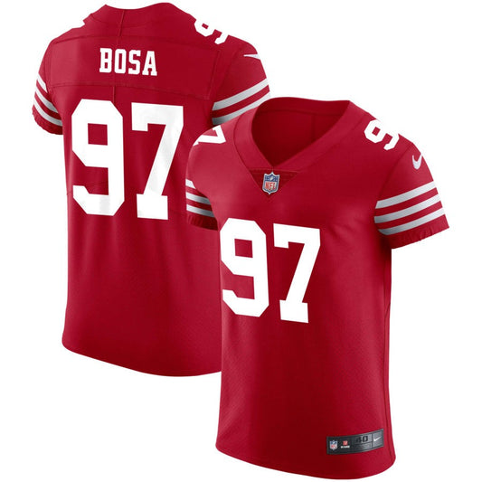 Nick Bosa San Francisco 49ers Nike Vapor Elite Jersey - Scarlet