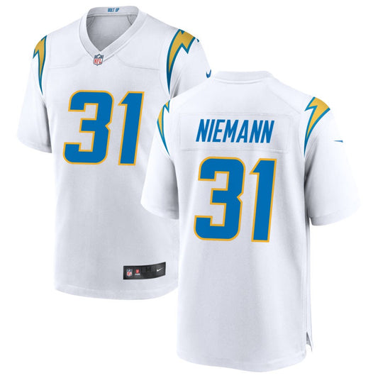 Nick Niemann Los Angeles Chargers Nike Game Jersey - White