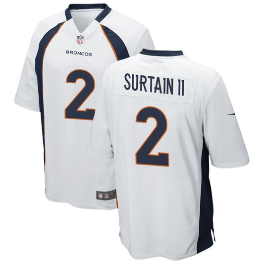 Pat Surtain II Denver Broncos Nike Game Jersey - White