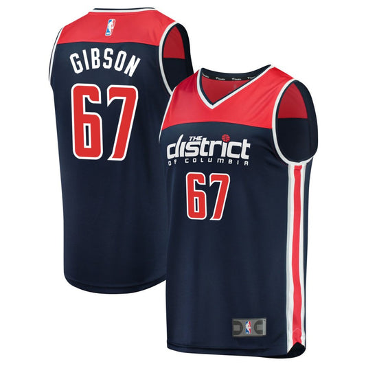 Taj Gibson Washington Wizards Fanatics Branded Fast Break Replica Jersey Navy - Statement Edition