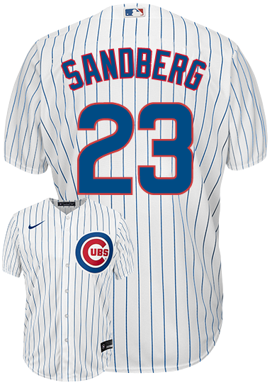 Ryne Sandberg Youth Jersey - Chicago Cubs Replica Kids Home Jersey