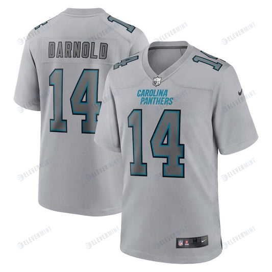 Sam Darnold 14 Carolina Panthers Atmosphere Fashion Game Jersey - Gray