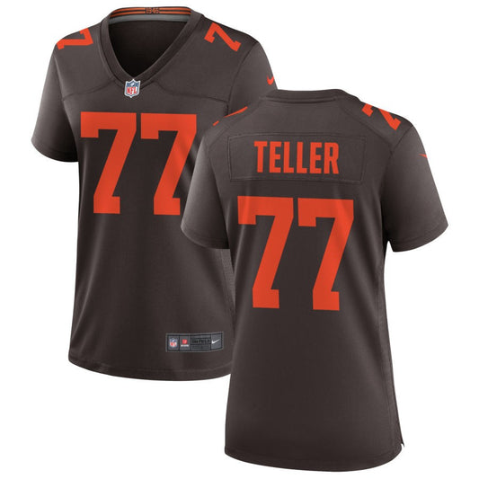 Wyatt Teller Cleveland Browns Nike Women's Alternate Game Jersey - Brown