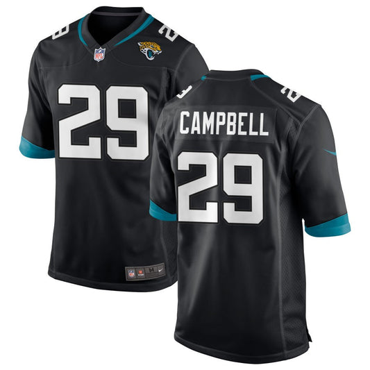 Tevaughn Campbell Jacksonville Jaguars Nike Game Jersey - Black