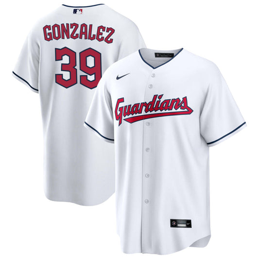 Oscar Gonzalez Cleveland Guardians Nike Youth Replica Jersey - White