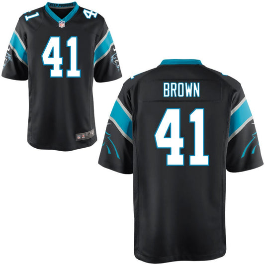 Spencer Brown Carolina Panthers Nike Youth Game Jersey - Black