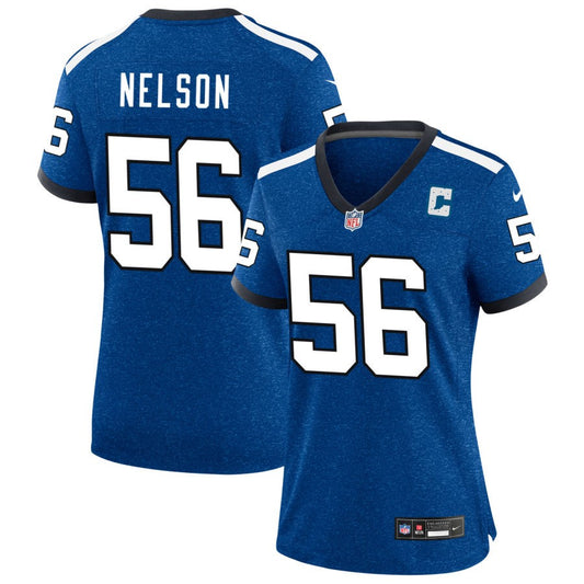 Quenton Nelson Indianapolis Colts Nike Women's Indiana Nights Alternate Game Jersey - Royal