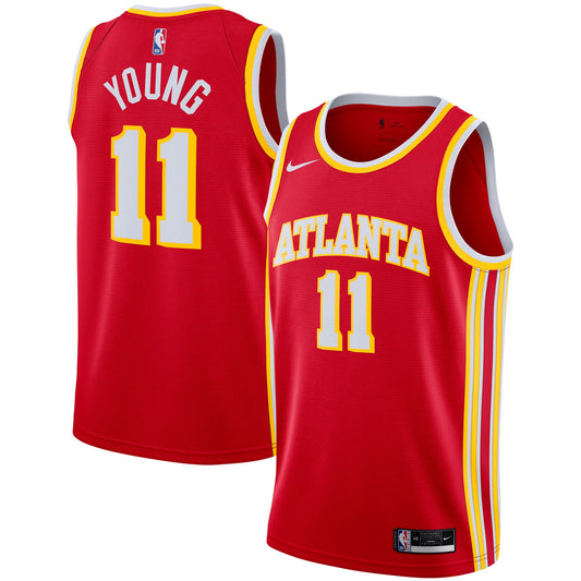 Trae Young Atlanta Hawks Nike Swingman Jersey - Red - Icon Edition