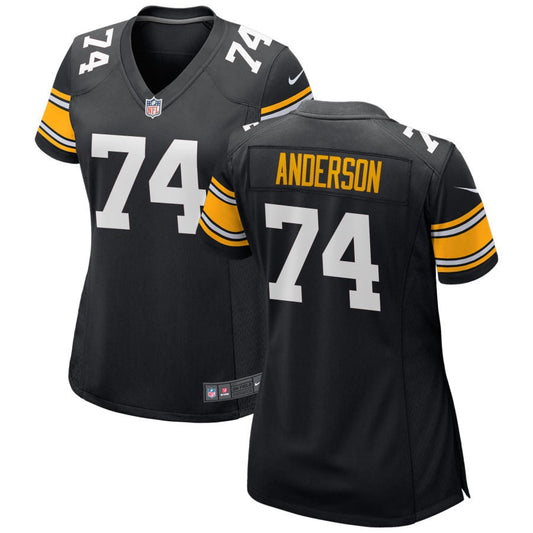 Spencer Anderson Pittsburgh Steelers Nike Women's Alternate Game Jersey - Black