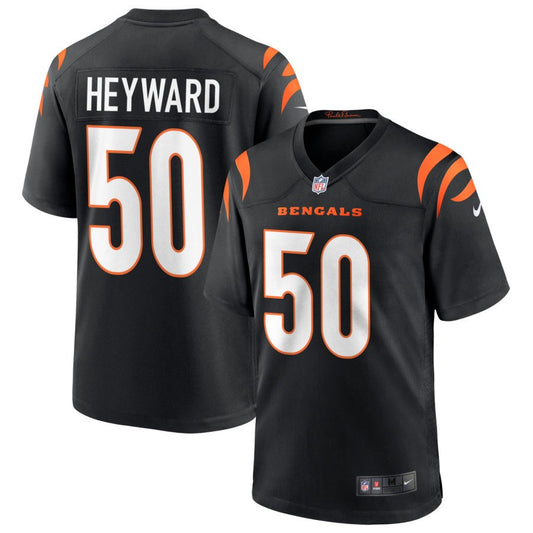 Shaka Heyward Cincinnati Bengals Nike Youth Logo Game Jersey - Black